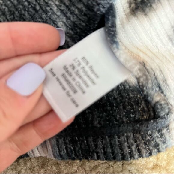 Any Body Oversized Tie front Tee Brown women's size XXS - Picture 7 of 10